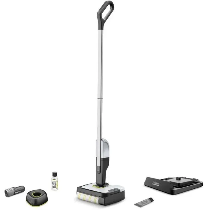 KARCHER FC 2-4 - Nettoyeur de sols - Récupère les saletés sèches et humides en un seul passage - Position parking