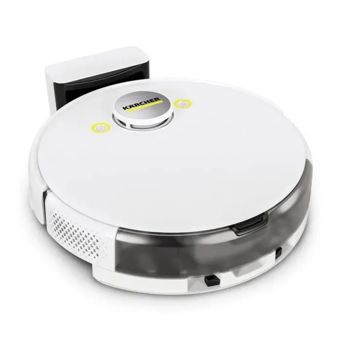KARCHER RCV 5 - Aspirateur Robot et Laveur - Commande par Appli Navigation Laser LiDAR Cartographie Détection Pièces & Obstacles