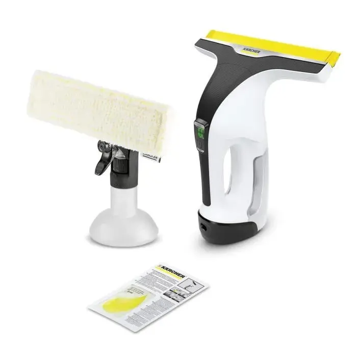 KARCHER WV 6 Plus - Nettoyeur de vitres - Raclette XL 280 mm - Autonomie 100 min - Nettoie jusquà 300m² (environ 100 fenêtres)