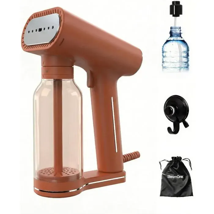 Karl XL Steamer Défroisseur Portatif Rust 2000W - 400ml Steamer Portatif Karl XL 2000W Réservoir 400ml 2 Modes Prêt en 30s