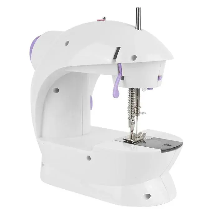 KEDIA Machine à Coudre Électrique Blanc202 Produits de Couture Points de Ligne Droite et Courbe Multifonction Portable