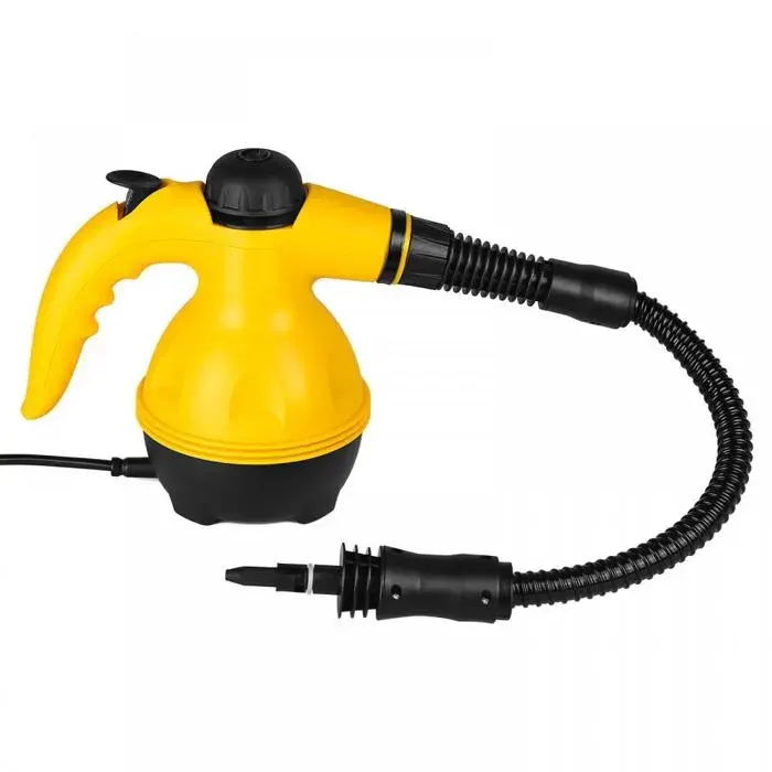 KEDIA Nettoyeur Vapeur Portable Polyvalent Jaune 22*22*13.5CM Pour éliminer Les Taches de Rideau Vitre Cuisines SallesDe Bain