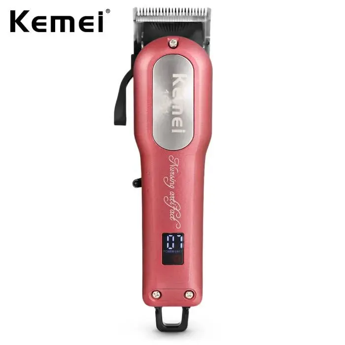 Kemei Tondeuse à cheveux réglable avec 4 peignes guides