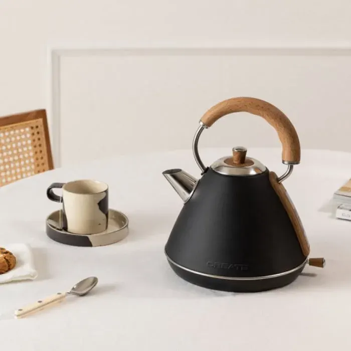 KETTLE RETRO - Bouilloire électrique 1.7L Noir