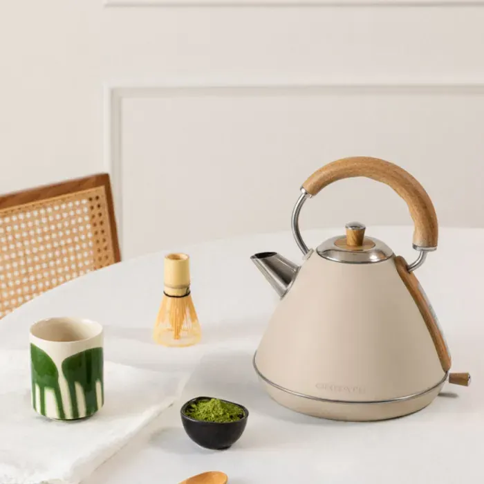 KETTLE RETRO - Bouilloire électrique 1.7L Sable