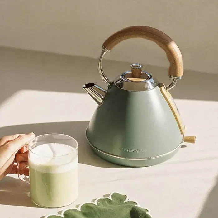 KETTLE RETRO - Bouilloire électrique 1L Vert sauge