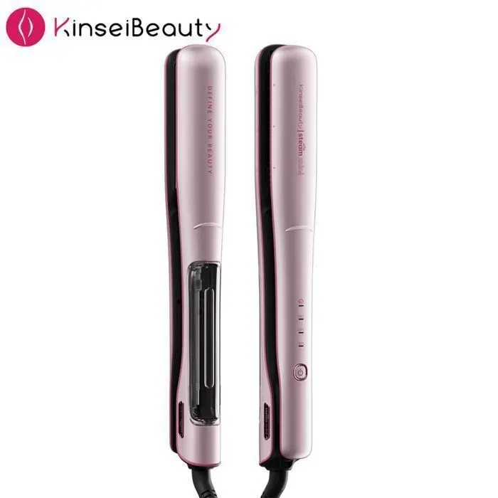 kinseiBeauty 2026 Lisseur cheveux – NOUVEAUTÉ 2025 Plaques en titane-céramique 5 réglages de température 150–230°C
