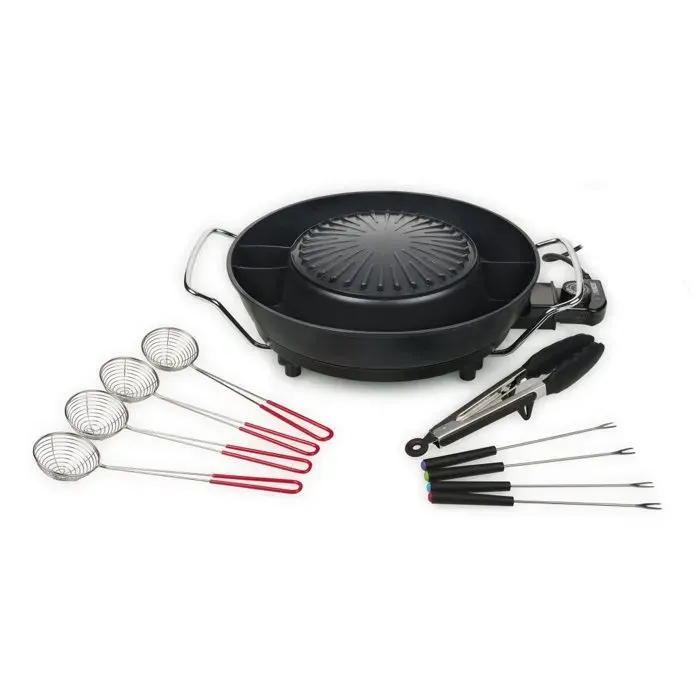 Kit cuisson et grill coréen électrique Tristar PZ-9131 - Quatre en un - Pour quatre personnes