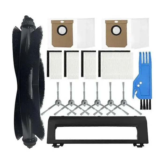 Kit daccessoires de 15 Pièces aspirateur robot Eufy Clean L50/L50 SES/L60/L60 Hybrid: brosse principale/filtres/sac à poussière.