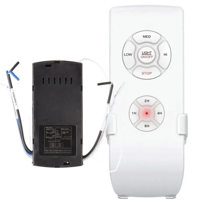 Kit de télécommande - Hunter - Universelle - ABS écologique - 3 vitesses - RF 433 MHz