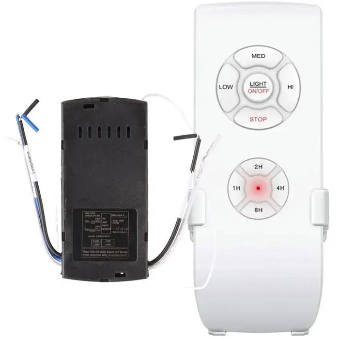 Kit de télécommande pour ventilateur de plafond télécommande universelle intelligente pour ventilateur de plafond et lumière pour