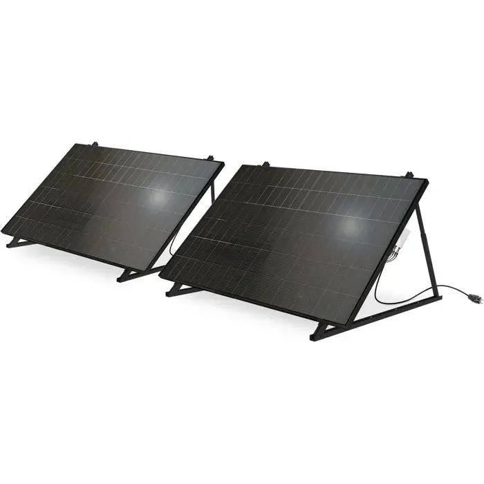 Kit solaire photovoltaïque bifacial - MECAFER - 428210 - 2 panneaux - 1000 W