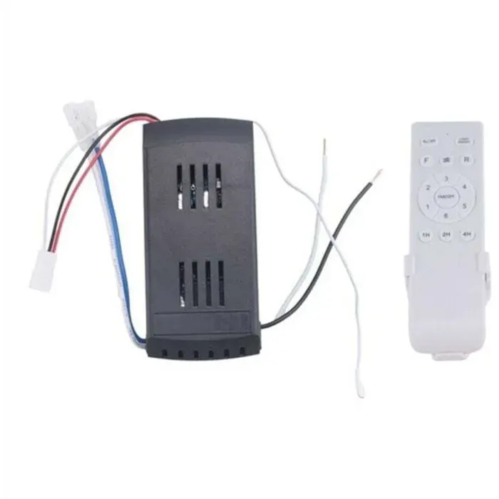 Kit Télécommande Universelle Ventilateur Plafond - OKZ - 40W - 6 vitesses - 3 minuteries - Synchronisation lumière