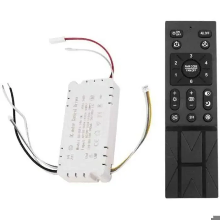 Kit Télécommande Ventilateur Plafond 6 Vitesses Gradation Lumière Compatible 110-265V