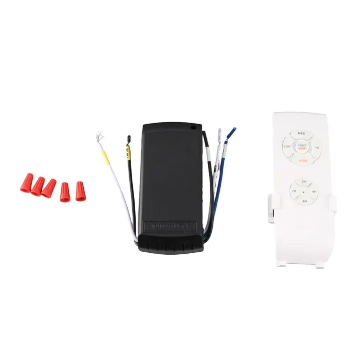 Kit télécommande ventilateur plafond – Universel Hunter Harbor Breeze – 3 vitesses minuterie LED – Blanc