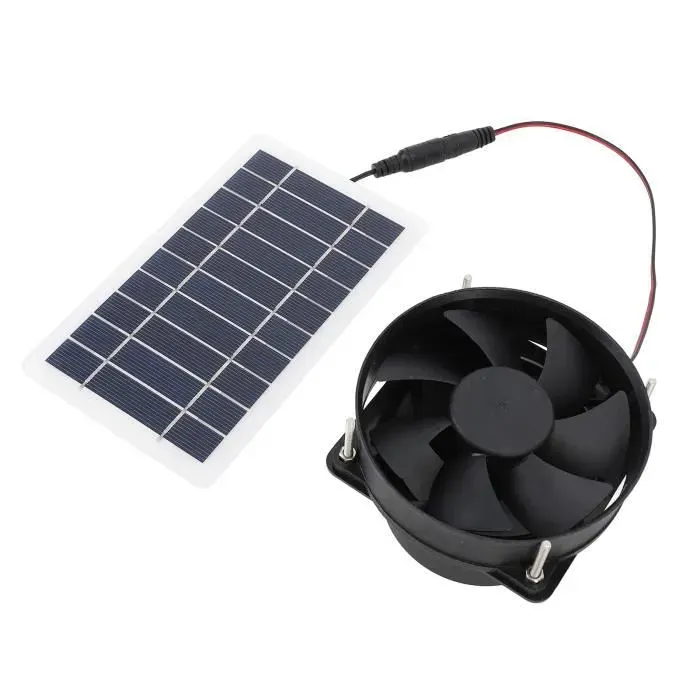 Kit Ventilateur Solaire - SALUTUYA - 10W - Portable - Silencieux - Mono-Silicium