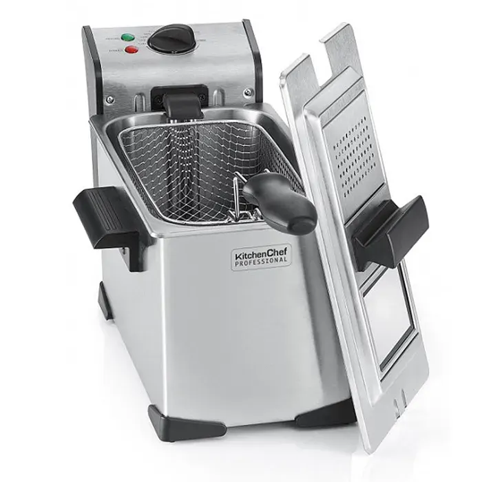 Kitchen Chef Friteuse simple 3.5l 2000w inox - kcpfr35x