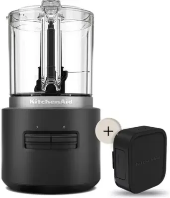 Kitchenaid - Hachoir Go Sans Fil Avec Batterie 5kfcr531bm