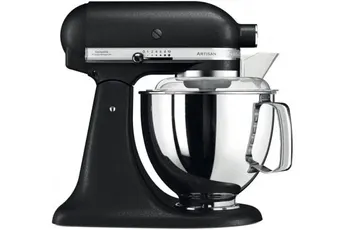 Kitchenaid - Robot Pâtissier 5ksm175psebk Artisan Truffe Noire, 4,8 L, Bol Avec Poignée + Bol 3 L, Batteur Souple Et Couvercle — vue 2
