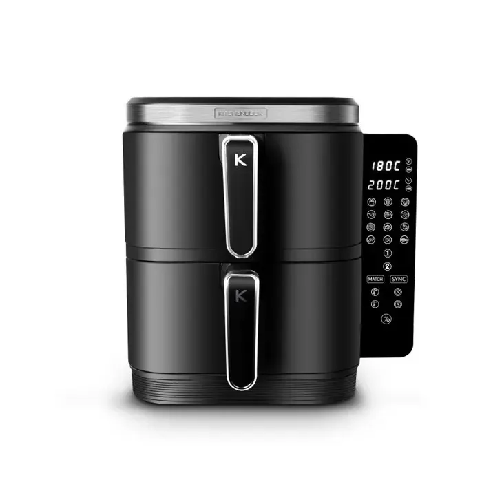 Kitchencook - Airflow 12 - Double Friteuse à Air Verticale 12l - 12 Programmes