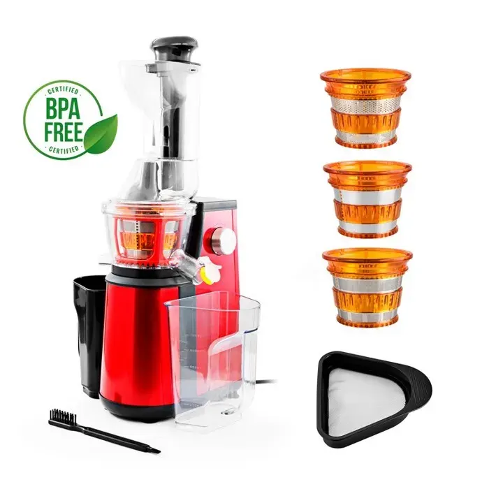 Kitchencook - Extracteur De Jus Ultimate_red - 400 W 60-80 Tr/min - 3 Tamis