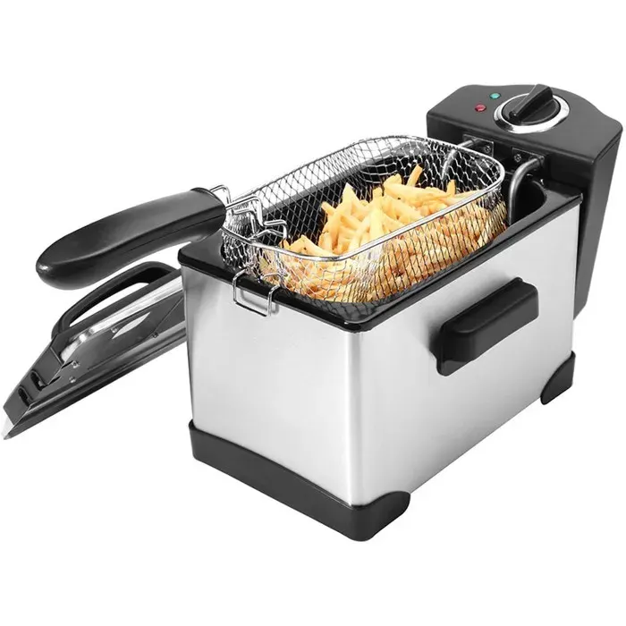 Kitchencook - Fry Plus - Inox - Friteuse Semi-pro - 3 L - 2000 W