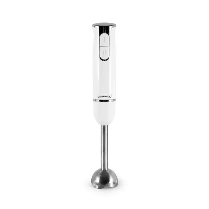 Kitchencook - Hand X White - Blanc - Mixeur Plongeant - 600 W - Pied Inox