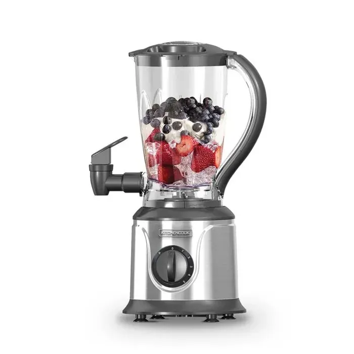 Kitchencook - Juice Hub - Blender Avec Mini Broyeur - 500 W - Bol 15 L - 5 Vitesses