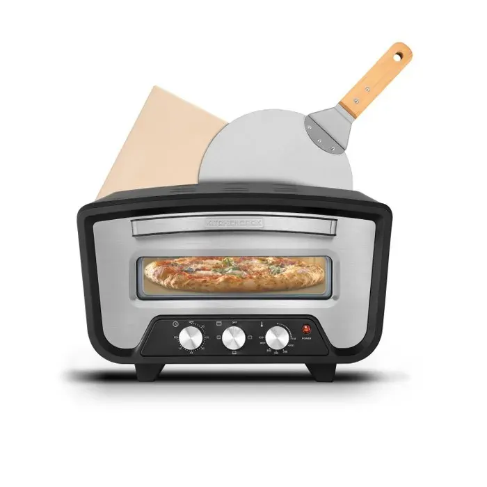 Kitchencook - K Pizza Lite - Four à Pizza - 2200 W - Pierre à Pizza Et Pelle