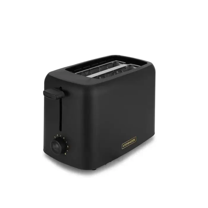 Kitchencook - Matt_toast - Noir Mat - Grille-pain 2 Fentes - 6 Niveaux - 650w