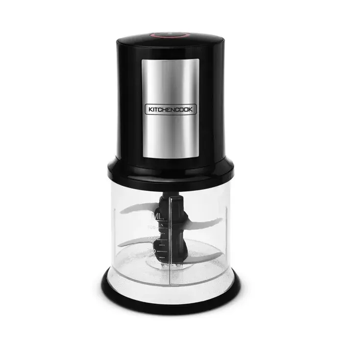 Kitchencook - Mixpod500_black - Noir - Mini Hachoir électrique - 400 W - 4 Lames Inox