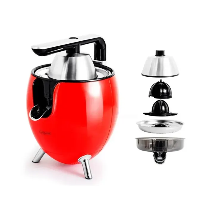 Kitchencook - Presse Agrume électrique 550ml - 2 Cônes De Pressages - Bras Articulé - Bec Verseur - Filtre Acier Inoxydable