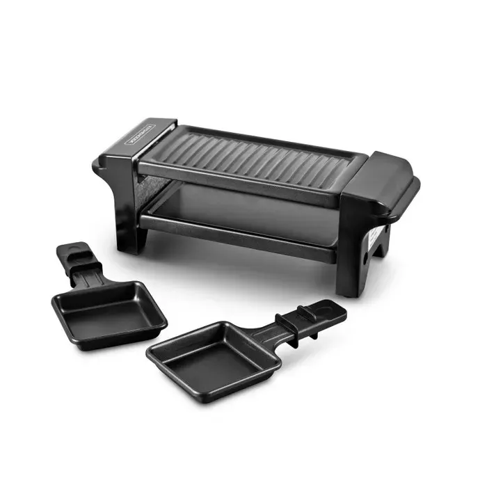 Kitchencook - Rc_rigi_black - Noir - Raclette Grill 2 Personnes - 350 W