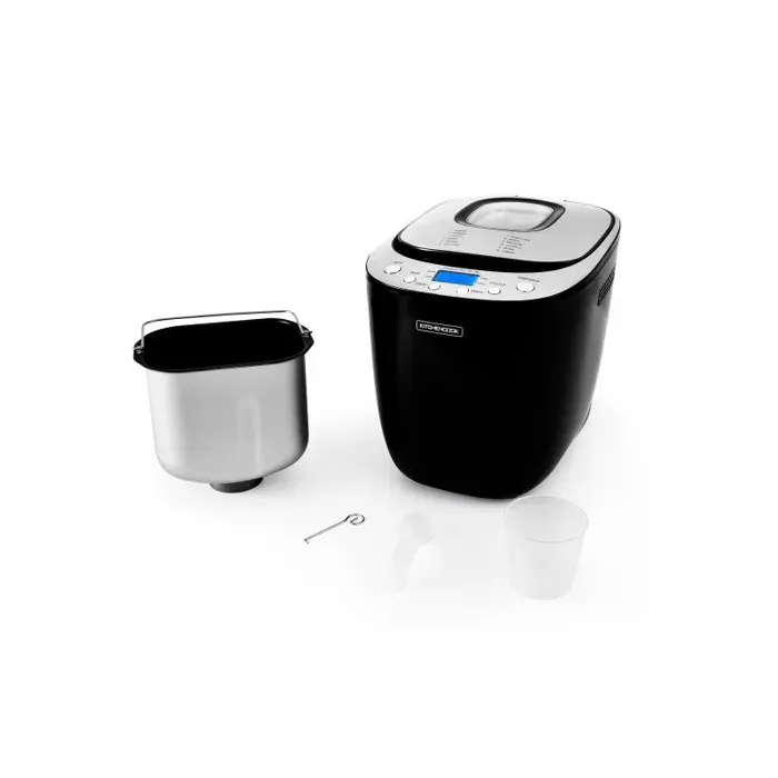Kitchencook - Smart_b - Noir - Machine à Pain - 550 W - 12 Programmes