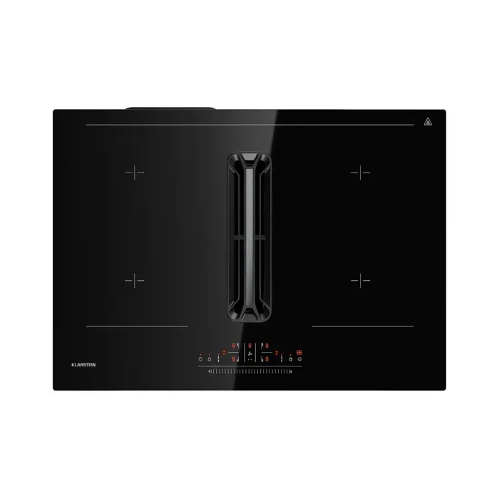Klarstein AirJet 72 Down Air System table de cuisson à induction avec hotte aspirante 10000 W 446 m³/h Boost