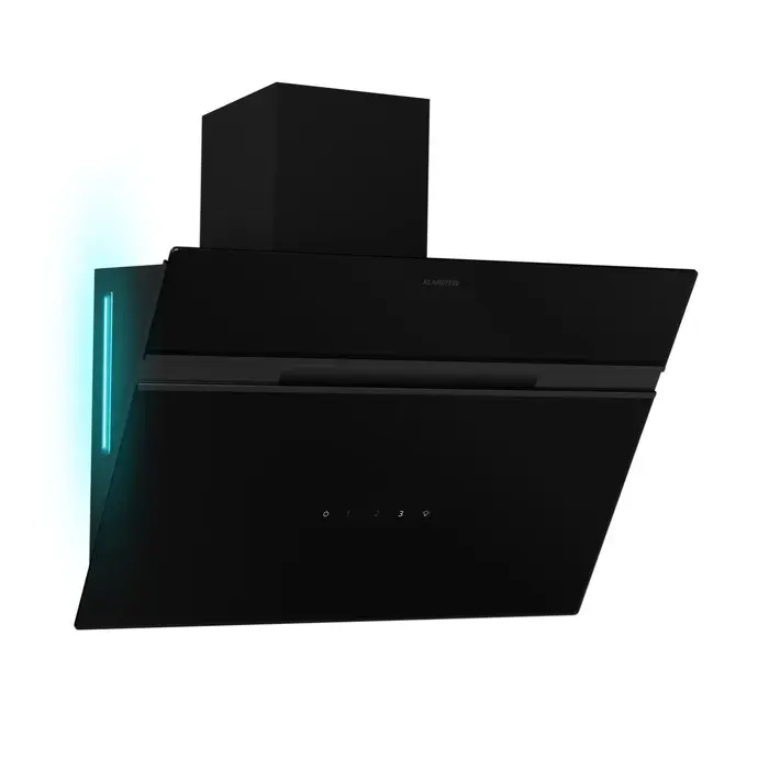 Klarstein Alina Hotte aspirante CEE A Tactile Eclairage LED Air extrait / recyclé 600 m³/h