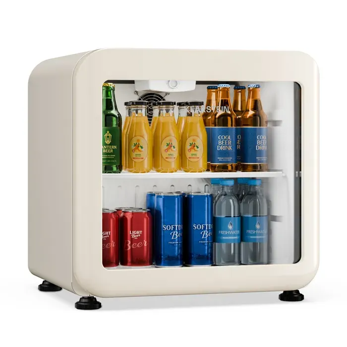 Klarstein Audrey Evo réfrigérateur à boissons 39 x 38 cm éclairage intérieur LED 75 W 42 dB