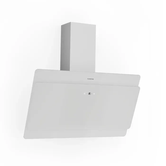 Klarstein Aurica 90 Hotte aspirante 90cm 607 m³/h LED Touch Glass blanc