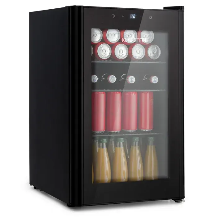 Klarstein Beercave 70 Réfrigérateur 70 litres 3 clayettes porte isolation triple vitrage tactile