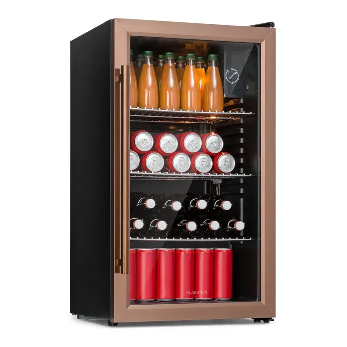 Klarstein Beersafe XXL réfrigérateur 80 Litres 3 clayettes porte vitrée panoramique