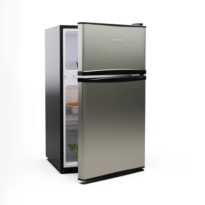 Klarstein Big Daddy Cool Combiné réfrigérateur-congélateur 61/25 litres 2 niveaux acier inoxydable