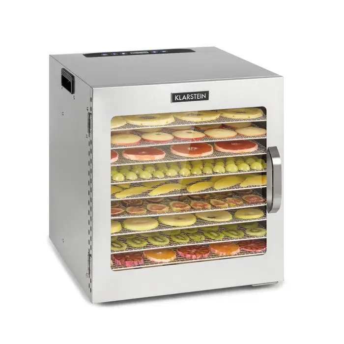 Klarstein Captain Jerky 110 déshydrateur 1000 W 30-90 °C minuterie 24h inox