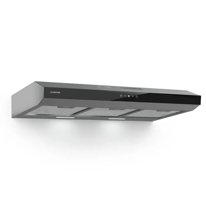Klarstein Contempo Neo 90cm 192m³/h Hotte Tiroir Noire