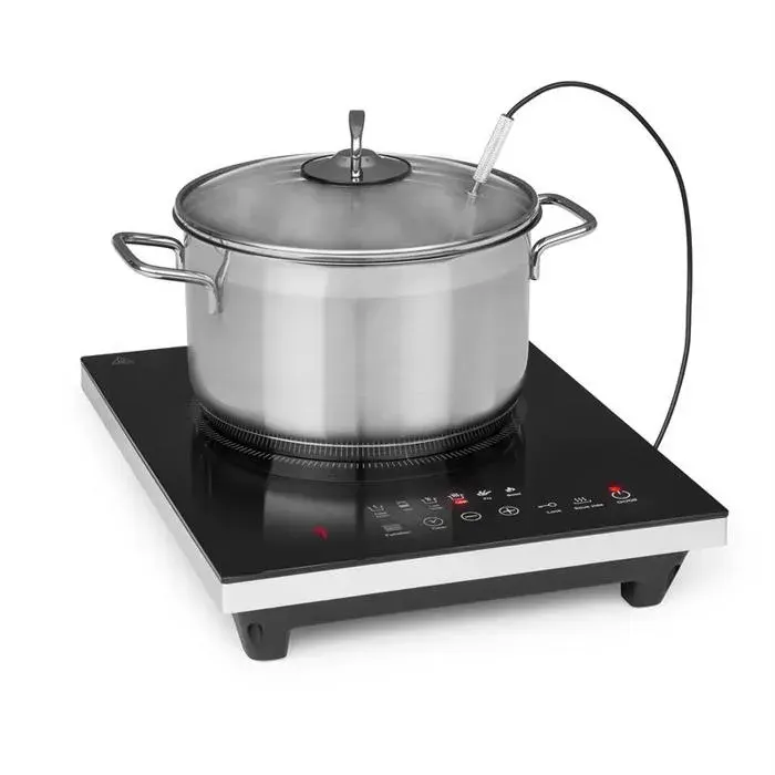 Klarstein Cook n Roll Plaque à induction 2000 W minuterie 3 h 10 niveaux noir