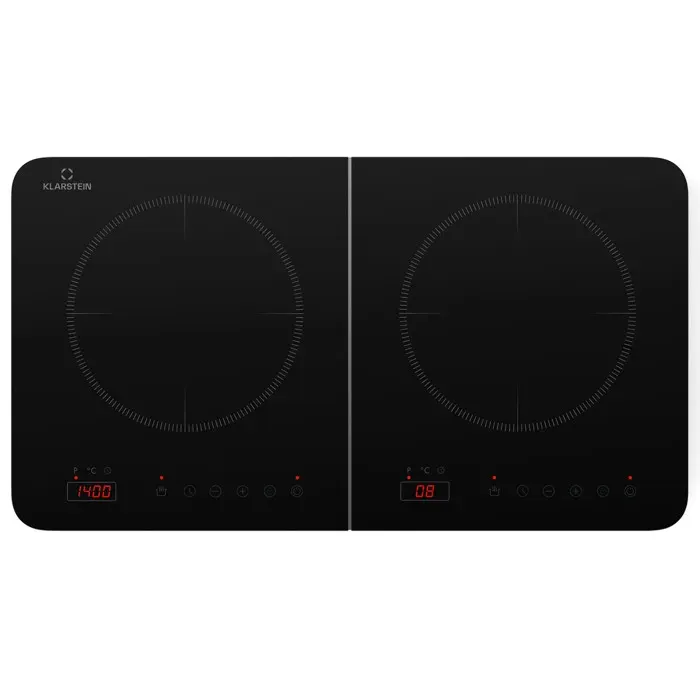 Klarstein Cookio double table de cuisson à induction 3500 W minuterie vitrocéramique