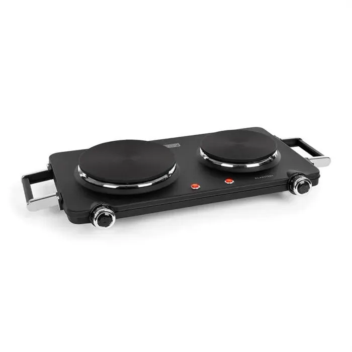 Klarstein Cookorama Double plaque de cuisson 1900-2250W 5 niveaux - Noir