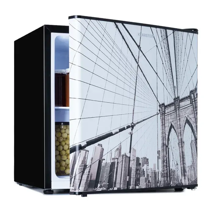 Klarstein CoolArt 45L mini-réfrigérateur CEE E Compartiment Congélateur 1.5 l Porte Design