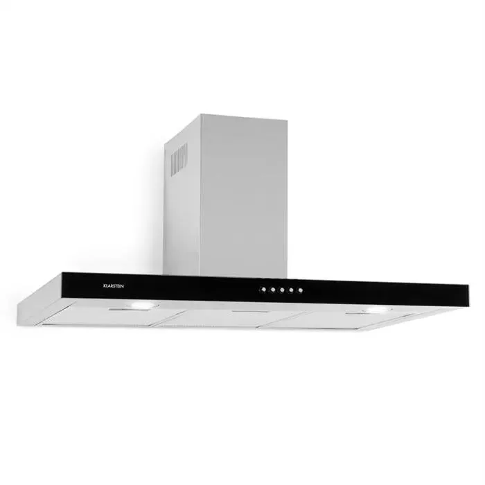 Klarstein Darya hotte aspirante 90 cm 310 m³/h acier inoxydable argent