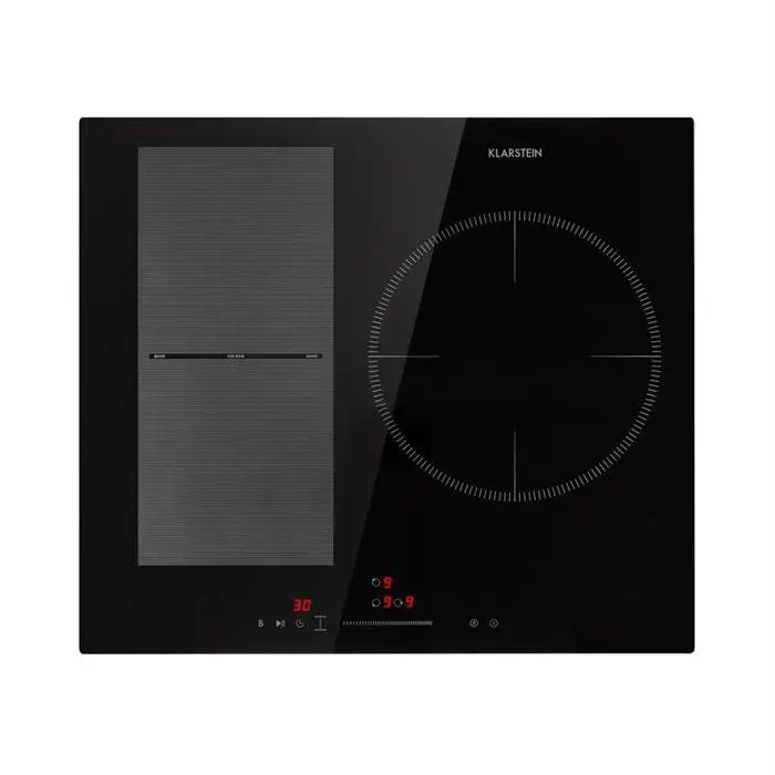 Klarstein Delicatessa 3 Flex Table de cuisson à induction 3 zones 6600W Flexzone