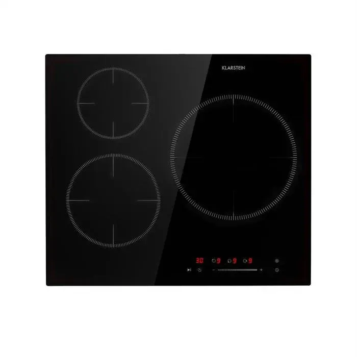 Klarstein Delicatessa 3 Table de cuisson à induction 3 zones 5800W vitrocéramiqu